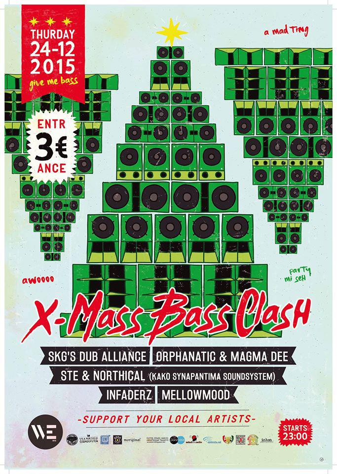 xmass bass clash live poster
