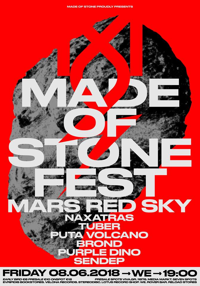 made of stone fest mars red sky live poster