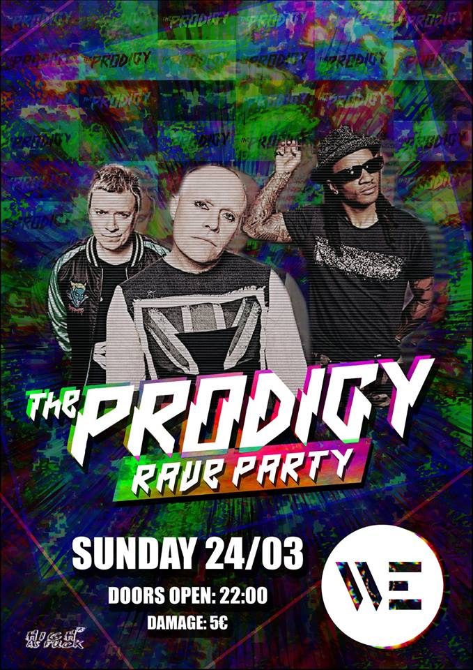 the prodigy rave party poster