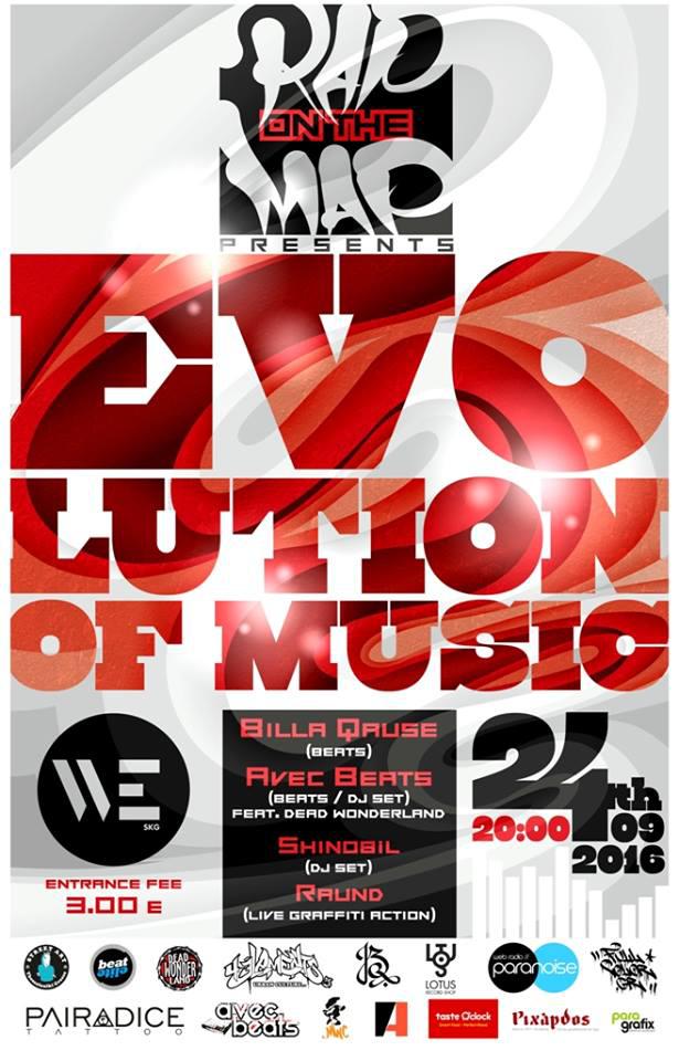 evolution of music rap on the map live poster