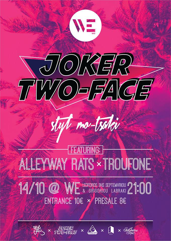 joker two face live concert poster