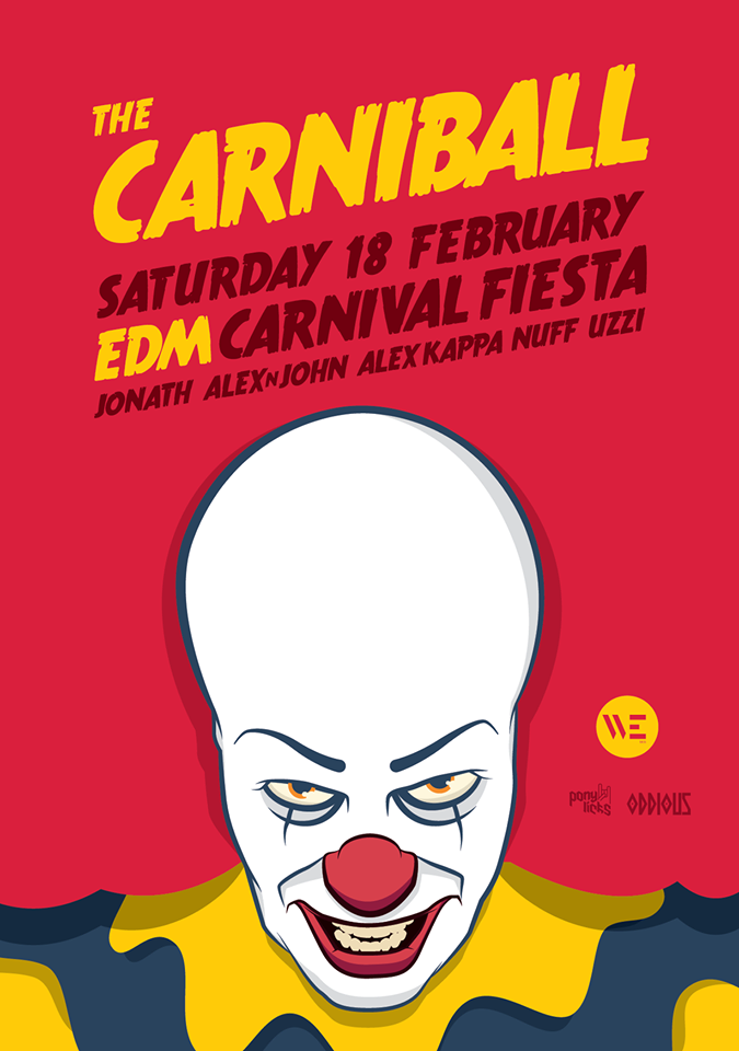 the carniball edm carnival fiesta poster